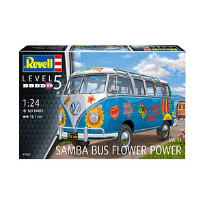 Revell 07050 Samba Bus T1 Flower Power Bausatz