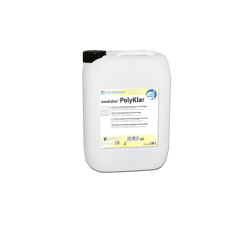 neodisher PolyKlar | 10 Liter Klarspülmittel zur maschinellen Aufbereitung von Tierkäfigen neodisher PolyKlar | 10 Liter Klarspülmittel zur maschinellen Aufbereitung von Tierkäfigen