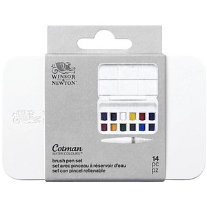 WINSOR & NEWTON Cotman Water Color Brush-Pens farbsortiert