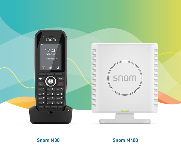 SNOM TECHNOLOGY M430 IP-DECT-Bundle mit Basistation und Mobilteil