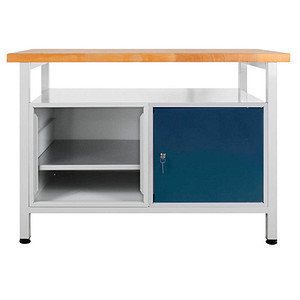 ADB Werkbank lichtgrau, anthrazitgrau 120,0 x 60,0 x 84,0 cm