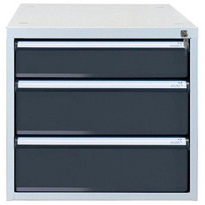 ADB Schubladenbox  anthrazit 51533, mit 3 Schubladen