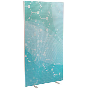 PAPERFLOW Trennwand easyScreen Business, 62193 bunt 94,0 x 173,4 cm