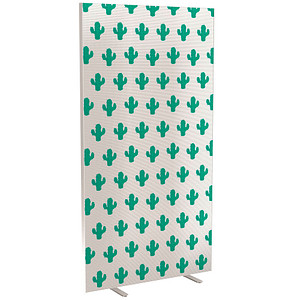 PAPERFLOW Trennwand easyScreen Tropical, 60757 bunt 94,0 x 173,4 cm