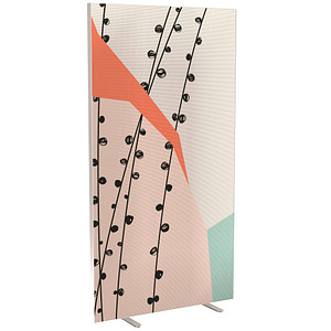 PAPERFLOW Trennwand easyScreen Colour, 61055 bunt 94,0 x 173,4 cm