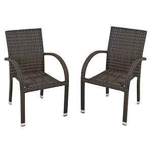 2 Garden Pleasure Gartenstühle Modesto grau