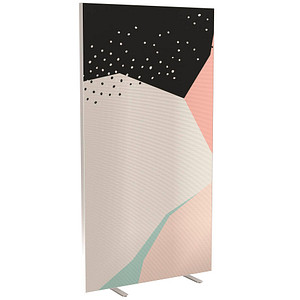 PAPERFLOW Trennwand easyScreen Colour, 61023 bunt 94,0 x 173,4 cm