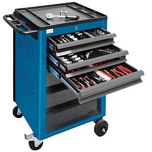 ADB Basic Werkstattwagen blau 6 Schubladen