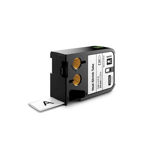 DYMO Schrumpfschlauch XTL 1868811, 24 mm schwarz auf weiß