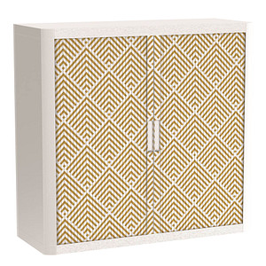 PAPERFLOW easyOffice Classic Chic Rollladenschrank 60100 1 Fachboden 110,0 x 41,5 x 104,0 cm