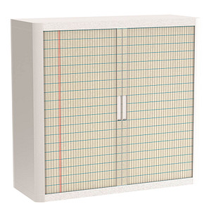 PAPERFLOW easyOffice Contents Rollladenschrank 61978 2 Fachböden 110,0 x 41,5 x 104,0 cm