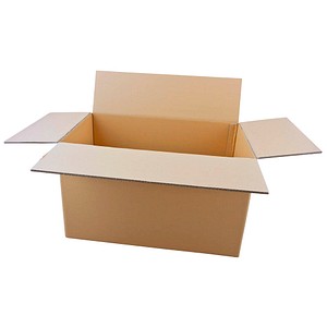 20 Nestler Wellpapp-Faltkartons 2-wellig braun 61,3 x 36,3 x 37,8 cm Außenmaß