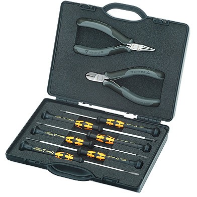 KNIPEX Elektronik-Box (elektr. ableitend) - in Aufbewahrungsbox