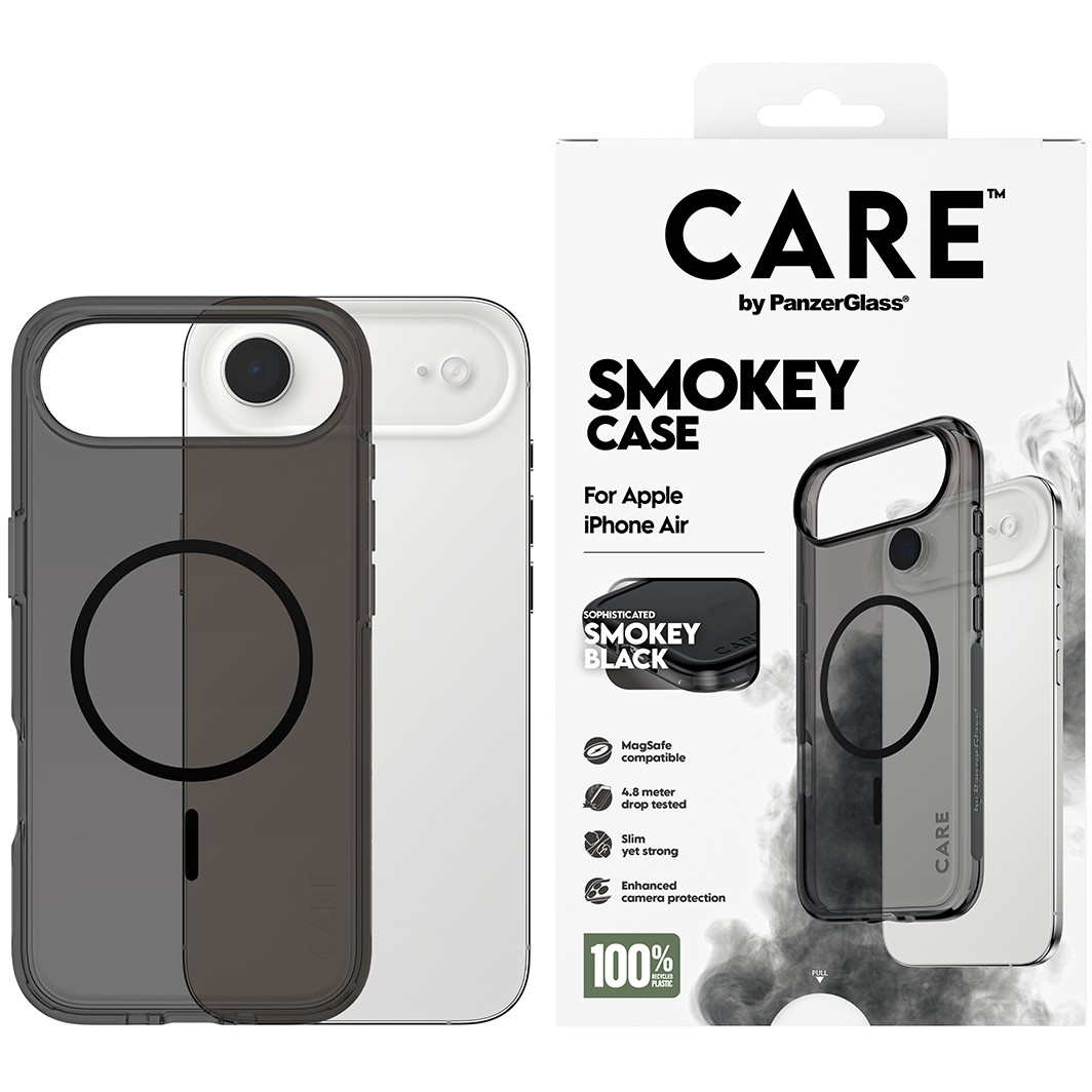 PANZERGLASS CARE Flagship Case Urban Explorer Smokey w. Black MagSafe iPhone 17