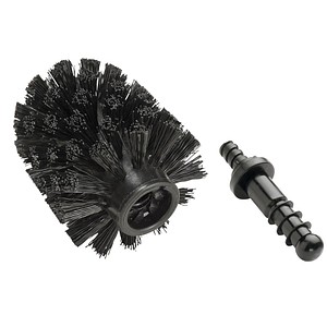 Ersatzbürstenkopf schwarz Kunststoff