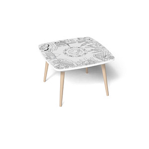 PAPERFLOW Maltisch KIDS "MONUMENT", Höhe: 460 mm