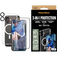 PanzerGlass™ 3-in-1 Schutz-Set für Apple iPhone 16 Plus