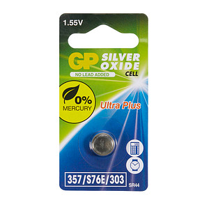 GP Knopfzelle SR44W 1,55 V GP Knopfzelle SR44W 1,55 V