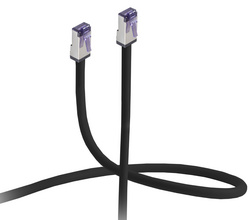 FLEXLINE Patchkabel, Kat.6A, S/FTP, hochflex. schwarz, 3,0 m