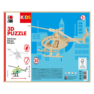 Marabu KiDS 3D Puzzle "Hubschrauber", 32 Teile