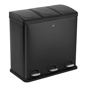 helit the seperator Mülltrenner 3x 20 l schwarz