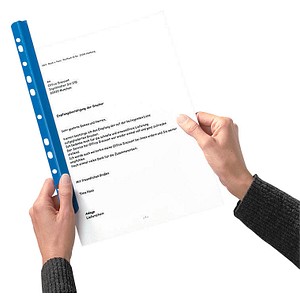 25 Expro Klemmschienen mit Abheftleiste blau DIN A4 30 Blatt 25 Expro Klemmschienen mit Abheftleiste blau DIN A4 30 Blatt