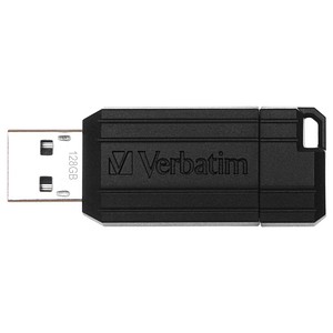 Verbatim USB-Stick PinStripe schwarz 128 GB