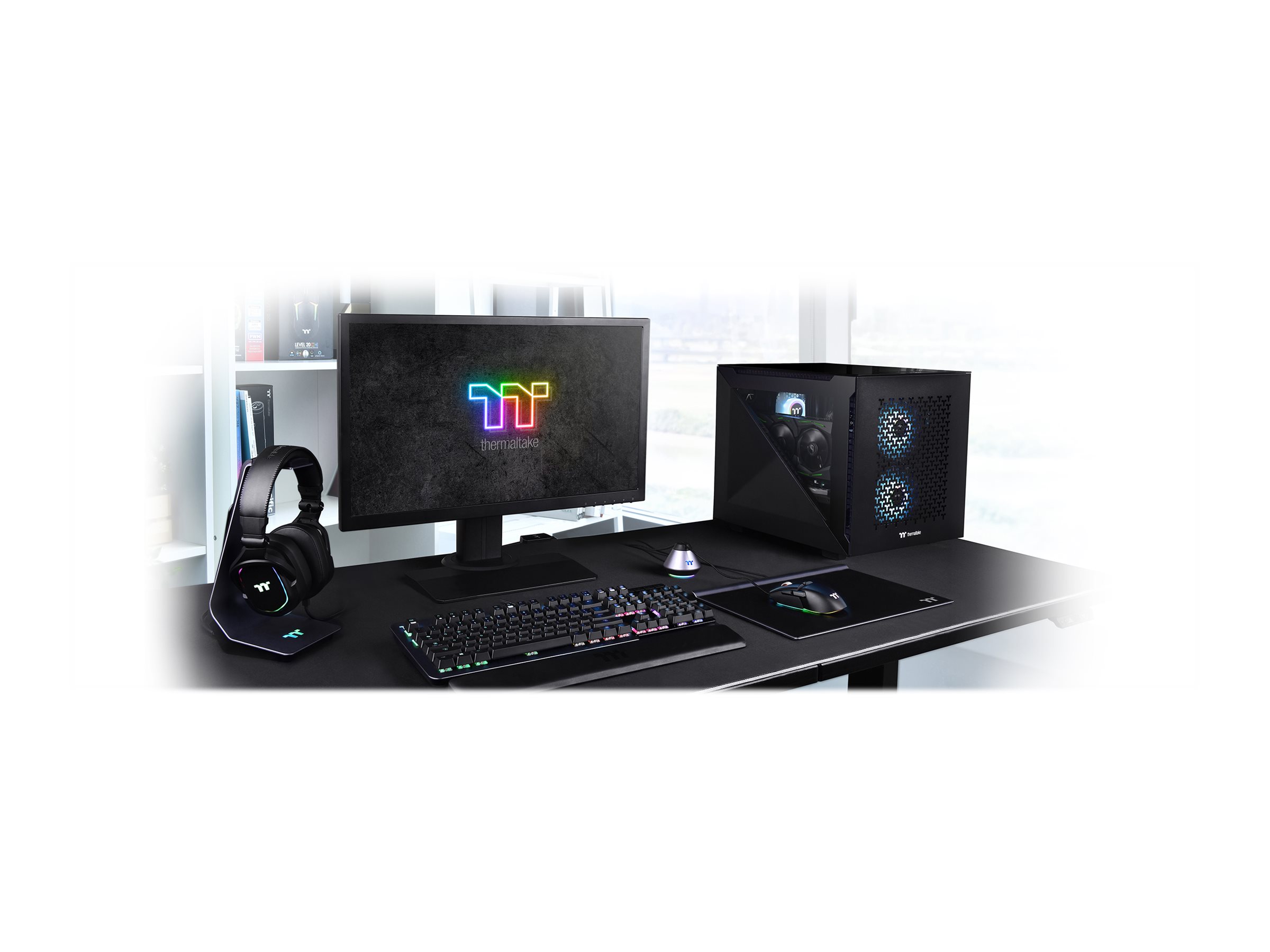 THERMALTAKE Divider 200 TG Air bk mATX | CA-1V1-00S1WN-01