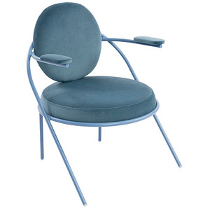 PAPERFLOW Sessel SATURNE blau Stoff