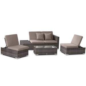 Garden Pleasure Loungegruppe Alcudia grau