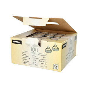 PAPSTAR Teelichter, Durchmesser: 38 mm, weiß