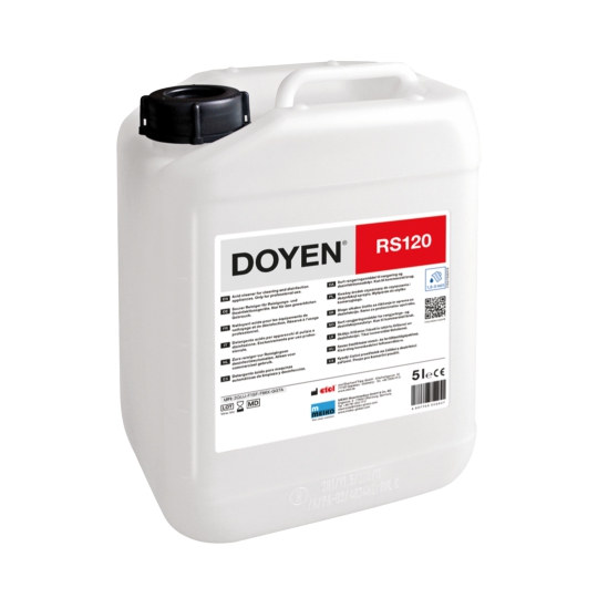 Doyen RS 120 | 5 Liter Reiniger für Reinigungs- und Desinfektionsgeräte, sauer Doyen RS 120 | 5 Liter Reiniger für Reinigungs- und Desinfektionsgeräte, sauer