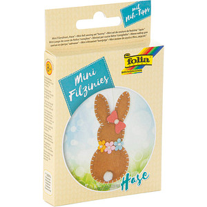 folia Mini Filz-Nähset "Filzinies", 15-teilig, Hase