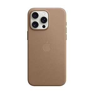 Apple Feingewebe Case mit MagSafe Handy-Cover für Apple iPhone 15 Pro Max taupe