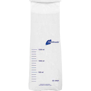 25 Meditrade® Spuckbeutel aus Papier im Spender