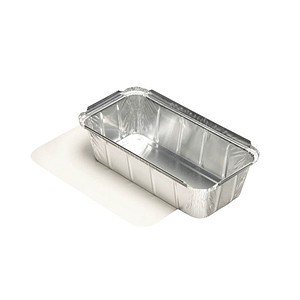 25 PAPSTAR Aluschalen mit Deckel 1000 ml