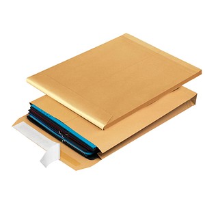 MAILmedia Faltentaschen DIN E4 ohne Fenster braun mit 4,0 cm Falte, 100 St. MAILmedia Faltentaschen DIN E4 ohne Fenster braun mit 4,0 cm Falte, 100 St.