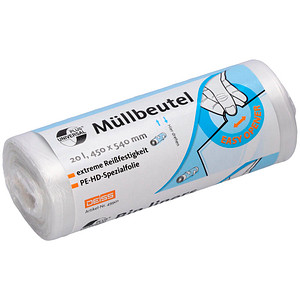 Universal Plus® Müllbeutel 20,0 l transparent 6 µm, 1 St.