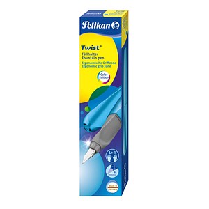 PELIKAN Füllhalter Twist P457 M  Frosted blue +1GTP Falt