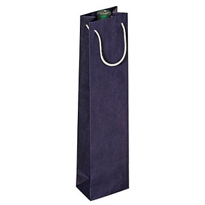 25 VP Flaschenbeutel blau 9,5 x 38,0 cm