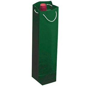 25 VP Flaschenbeutel grün 9,5 x 38,0 cm