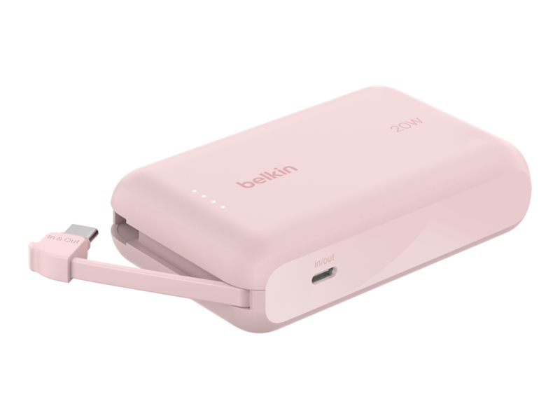 BELKIN BOOST Charge Powerbk. 20W 10.000mAh USB-C pink BPB021hqPK