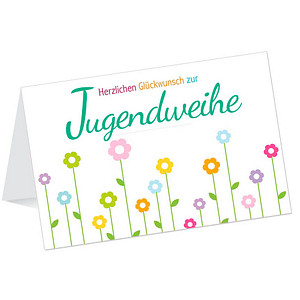 LUMA Glückwunschkarten Jugendweihe DIN B6
