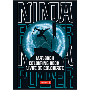 BRUNNEN Ninja Power Malbuch