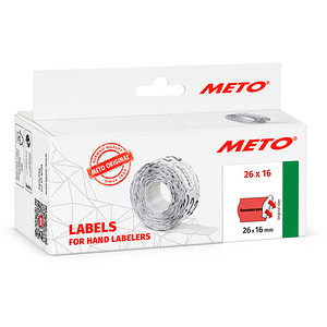METO Vordruck-Etiketten für Preisauszeichner, 26 x 16 mm