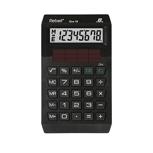 Rebell Eco 10 Tischrechner schwarz