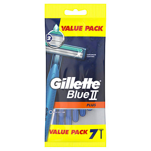 Gillette Einwegrasierer Blue II Plus, 7er Pack