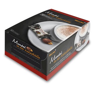 HELLMA Mandeln in Kakaohülle, Genießerbox