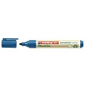 10 edding 21 EcoLine Permanentmarker blau 1,5 - 3,0 mm