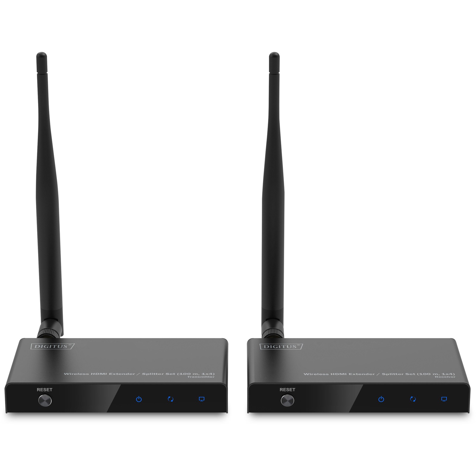 DIGITUS Wireless HDMI Extender / Splitter Set (100 m, 1x4)
